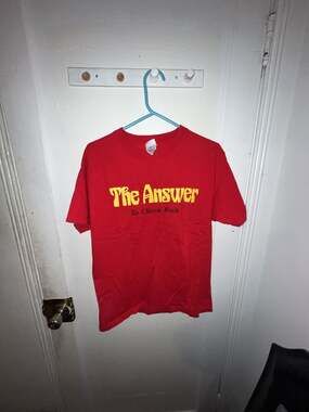 Delta The Answer To Classic Rock T-Shirt Size M Red
